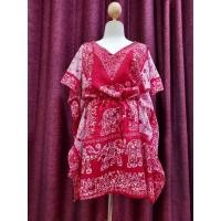 ราคา (โค้ดลดเพิ่ม 40% GRAD88)เสื้อโบฮีเมี่ยน (สีแดง) (9385090670)