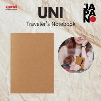 ราคา Traveler's Company Traveler's Notebook Refill Leather Cover System Binder A5 B6 Clip Case Dot Graph refill Notebook Compact Unisex Simple Gift Set (44905368885)