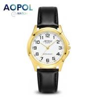 ราคา AOPOL Quartz นาฬิกาข้อมือผู้ชายสายหนัง เสริมบุคลิกให้ดูภูมิฐาน ใส่ไปทำงาน ออกงานสังคม มอบเป็นของขวัญ (45256169065)