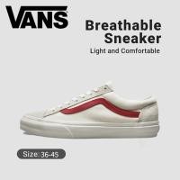 ราคา ของแท้100% Vans Style 36 Marshmallow สีขาวและสีแดง ทรงเตี้ย รองเท้าผ้าใบ ยูนิเซ็กส์ สตรีทสไตล์จัดส่งด่วน (29594951696)