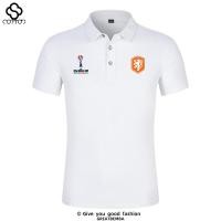 ราคา 【polo】 2026 ฟุตบอลโลก Mega Mega เสื้อโปโลทีมดัตช์ เสื้อคอปกแขนสั้นฟุตบอลชายโปโลผ้าฝ้าย (46908957919)