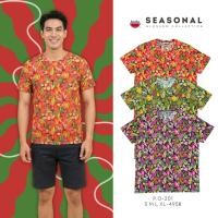 ราคา เสื้อแตงโม (SUIKA) เสื้อยืดคอกลมแขนสั้น พิมพ์ลายดอกไม้ (P.O-072 167 182 195 201) (28988963009)