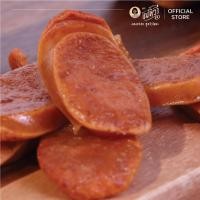 ราคา กุนเชียงแซลมอน ตรา แม่ทิวา อร่อยด้วยเนื้อปลาแซลมอนแท้ เนื้อเด้งนุ่ม หวานน้อย อร่อย ไม่คาว (20675491881)