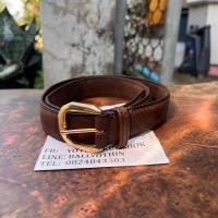ราคา เข็มขัดหนังแท้ Christian Dior แท้ๆVintage made in spain หนังนิ่มๆ ยาว 35 นิ้ว กว้าง 3cm มือสองญี่ปุ่น เข็มขัดโปรกอล์ฟ (26627724887)