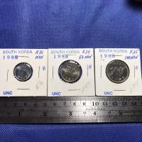 ราคา ชุดเหรียญหมุนเวียน ปี1988 SOUTH KOREA เกาหลีใต้ 1/50/100 WON UNC เหรียญต่างประเทศ ของเก่า หายาก น่าสะสม ราคาถูก (18163902057)