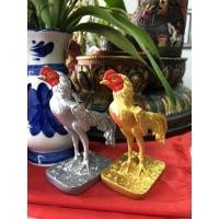 ราคา รูปปั้นไก่ ไก่แก้บน ไก่เงินไก่ทอง ไก่ชนเงินชนทอง สูง 11 cm. (6556721632)