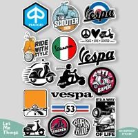 ราคา Vespa Aesthetic Sticker สําหรับเคสหมวกกันน็อค hp แล็ปท็อป tumblr cupboard กันน้ํา (42127674355)