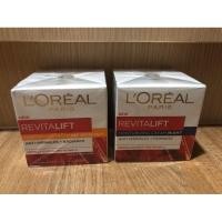 ราคา L’oreal ลอรีอัล Revitalift Moisturizing Day Cream 50 ml. & Night Cream 50 ml. (27557629465)