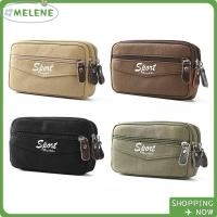 ราคา MELENE Sport Purse, Portable Multifunctional Phone Holder กระเป๋าคาดเอว, Canvas Leisure Waterproof Belt Pouch Daily (47012569738)