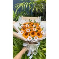 ราคา ช่อดอกทานตะวัน จากลวดกำมะหยี่ (27272560909)