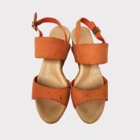 ราคา รองเท้าส้นสูง Wedges รองเท้าผู้หญิง Original จากญี่ปุ่น สีส้ม | รองเท้าแตะส้นสูงผู้หญิง (43504982169)