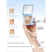 ราคา concealer corrector คอนซีลเลอร์ Cheng Shian Shop KATO คอนซีลเลอร์ปกปิดจุดคอนซีลเลอร์ที่มีประสิทธิภาพ Dark Circles Tricolor คอนซีลเลอร์ Palette สินค้าใหม่ (51560438032)
