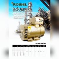 ราคา ROWEL ไดนาโมปั่นไฟ รุ่น STC-10 380V 10KW. ปั่นไฟเพลาลอย ต่อมอเตอร์ ต่อเครื่องยนต์ ไดปั่นไฟ (24713475315)