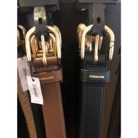 ราคา พร้อมส่ง แท้ % เข็มขัดคุณผู้หญิง Coach classic belt in signature leather Size L หน้ากว้าง 2.5 cm.สีน้ำตาล (23049917644)