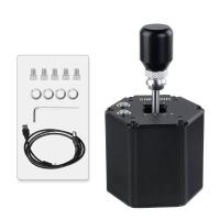 ราคา SIMSONN PC 6+R H Gear Shifter เข้ากันได้กับ Logitech G27 G29 G25 G920 สําหรับ ETS2 Simracing เกม hall sensor Sim Shift (45213122279)