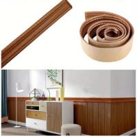 ราคา 1 ม้วน Self-กาวผนังตกแต่งลวด PE โฟม 3D Wall Trim Line กระโปรง StickerWall D (44611032069)
