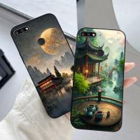 ราคา เคส Huawei y7 prime 2018 / y7 pro 2018 / y7 prime 2019 พิมพ์ลายภูมิทัศน์ญี่ปุ่น (43181893143)
