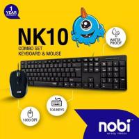 ราคา Nobi keyboard+mouse คีย์บอร์ด+เมาส์สาย รุ่นNK10 (5415618500)