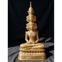 ราคา พระพุทธมหา เศรษฐีนวโกฏิ วัดพระบาทบางแฟน อ.ดอยสะเก็ด จ.เชียงใหม่ หน้าตัก9นิ้ว เนื้อทองเหลือง (49309521794)