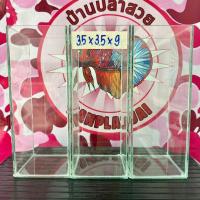 ราคา โหลปลากัด ขนาด 3.5x3.5x9 นิ้ว (ชุด 3 ใบ) หนา 3 มิล กาวใส (58102947125)