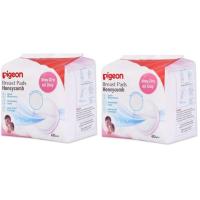 ราคา Pigeon แผ่นซับน้ำนมผิวหน้ารังผึ้ง (Breast Pads Honeycomb ขนาด 60 ชิ้น x 2 แพ็ค) รวม 120 ชิ้น (794220341)
