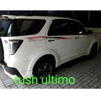 ราคา RUSH/TERIOS TRD SPORTIVO ULTIMO SIDE BODY STICKER สีดํา - สีเงิน (47402170817)