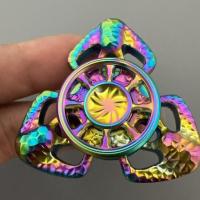 ราคา Cross-Border เปลวไฟผีเสื้อ edc Decompression ของเล่นหมุน Fidget Spinner โลหะ Decompression ของเล่น Finger Spinner Mystery กล่อง202602 (49861071581)