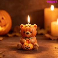 ราคา POSSNEY แม่พิมพ์หมีมัมมี่, ทําด้วยมือ 3D รูปฟักทองหมีซิลิโคนแม่พิมพ์เทียน,น่ารักนุ่มไม่ติดสบู่แม่พิมพ์ของขวัญทํา (51664261822)