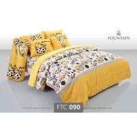 ราคา Fountain เซต ผ้าปู พร้อม ผ้านวม 5ฟุต 6ฟุต 3.5ฟุต ฟาวเท่น ลายการ์ตูน Gudetama ไข่ขี้เกียจ FTC 090 ร้านแคทลียา (1265942901)