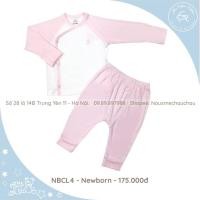 ราคา NB Nous ชุดเสื้อผ้าทารกแรกเกิด Nous สีขาวและสีชมพูอ่อน ( NB ขนาดทารกแรกเกิด) (40508821635)