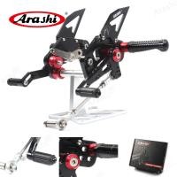 ราคา Arashi V2.1 CNC ปรับ Rearset สําหรับ KAWASAKI Z125 Z 125 Pro 2024 2025 รถจักรยานยนต์เท้าเหยียบ M8 ไทเทเนียม Bolt Z-125 PRO (49413488682)