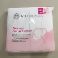 ราคา ของแท้100% (ซื้อมาใช้ไม่ทัน)​ NU FORMULA Derma Facial Cotton สำลี 200pcs (15209990655)