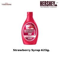 ราคา **นำเข้าจากอินเดีย Hershey's Strawberry Syrup เฮอร์ชีส์ สตรอเบอร์รี่ไซรัป 623 กรัม(g.)BBE: 03/2025 (21084809472)