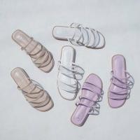 ราคา Vrgirl-รองเท้าแตะ สายคาดสีใส (15795053674)