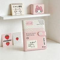 ราคา [พร้อมสต็อก] ญี่ปุ่นลายจุดลูกแมวหัวเข็มขัดแม่เหล็กก5หลวมใบโน๊ตบุ๊คมูลค่าสูงปู่โน๊ตบุ๊คนักเรียนแนวนอนสาย สมุดบันทึก WJG (42032576096)