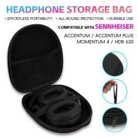 ราคา เข้ากันได้กับ Sennheiser ACCENTUM PLUS / MOMENTUM 4 / HDB 630 หูฟังสีดําพร้อมกระเป๋าตาข่ายสําหรับการเดินทางยิม (57109628903)
