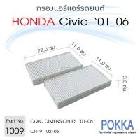 ราคา Pokka กรองแอร์รถยนต์ Honda Civic Dimension ES '01-06 , CR-V '02-06 (16881601306)
