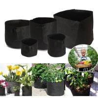 ราคา Smart Pot กระถางผ้า 1/2/3/5/7/10/20 แกลลอน ถุงปลูกต้นไม้แบบผ้า Fabric Pot Grow Bag smartpot (7882266512)