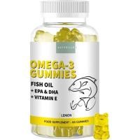 ราคา Omega 3 Adult Lemon Flavour with E Wild Oil Omega 3 Fatty Acids EPA & DHA พอร์ต Heart and Vision No y Taste Gluten NonGMO 60 (53614437870)