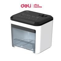 ราคา Deli เครื่องทำลายกระดาษ 3.5L เครื่องย่อยเอกสาร Auto A4พับครึ่ง ย่อย4x28มม ตั้งโต๊ะ Paper Shredder (22842857104)