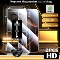ราคา 2PCS กระจกนิรภัยสําหรับ iQOO 15 Ultra iQOO 15T iQOO 15R iQOO 15 iQOO 13 HD สนับสนุนลายนิ้วมืออัลตราโซนิกปลดล็อคกาวเต็มฟิล์ม (55062381952)