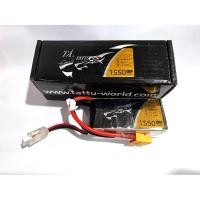 ราคา แบตเตอรี่ลิโพ Tatto 1550mah (3เซล)(11.1v) 45C แบตลิโพ lipo (11521772549)