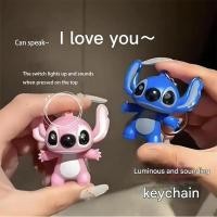 ราคา Stitch Plush พวงกุญแจจี้น่ารักการ์ตูนตุ๊กตาสัตว์กระเป๋าเป้สะพายหลังอุปกรณ์เสริม Key จี้เสียงออกแบบ bytumth (43454193312)