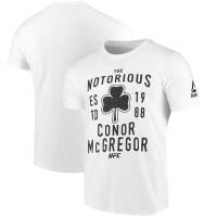 ราคา UFC Reebok Mens ESTD1988 Sports เสื้อยืดแขนสั้นผ้าฝ้ายพรีเมี่ยม 100% เสื้อเชิ้ตลําลองขนาดใหญ่ (57210351287)