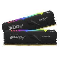 ราคา DDR4(3200)16GB (8GBX2) Kingston (Hyper-X FURY RGB/HX432C16FB3AK2/16) (22325880390)