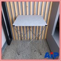 ราคา zzz โต๊ะวางขาสแตนเลสx-01V2 60x60 สูง80เซนติเมตร สีเทา (ขาสามารถพับเก็บได้) โต๊ะอเนกประสงค์ โต๊ะวางมิกซ์ ชั้นวางเครื่อ... (4732860001)