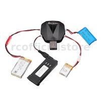 ราคา Eachine 4-in-1 1S 3.7V Lipo เครื่องชาร์จแบตเตอรี่ 12 สายชาร์จ JST MX2.0 XH2.54 USB สําหรับ E58 E010 (41725900781)