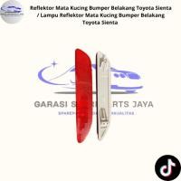 ราคา MATA Toyota Sienta กันชนหลัง Cat Eye Reflector / Toyota Sienta กันชนหลัง Cat Eye Reflector Lamp (26494678783)