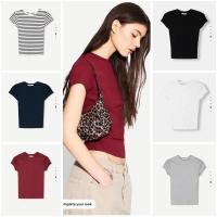 ราคา เสื้อยืด / เสื้อยืด Bershka Auth (29128677988)