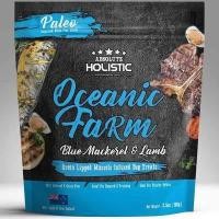 ราคา Absolute Holistic Air Dry Blueปลาทูและเนื้อแกะ ขนมสุนัข 100g (43229099285)